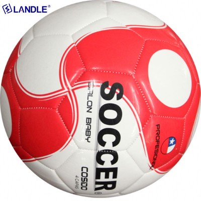 leather soccer balls foot balls toy small size inflatable 6" ball