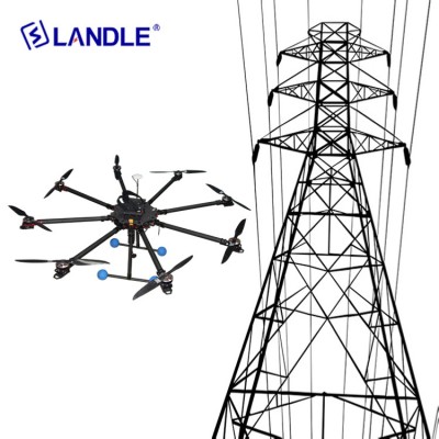 Transmission Line Cable Construction Mission Using Drones